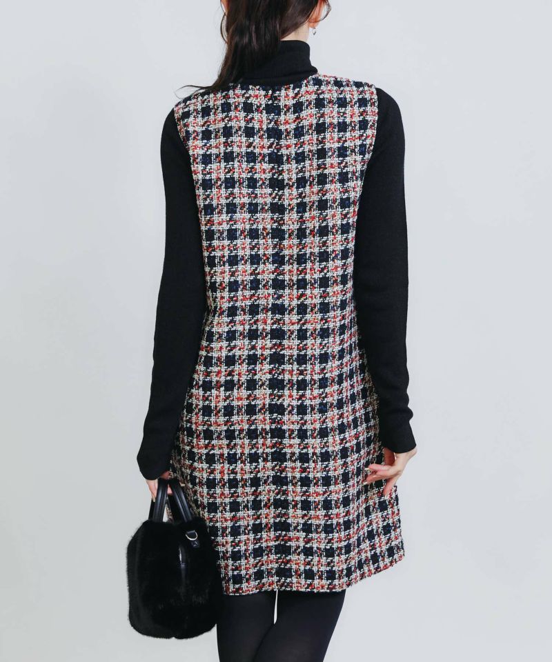 model：H155　着用サイズ：M　レッド系その他