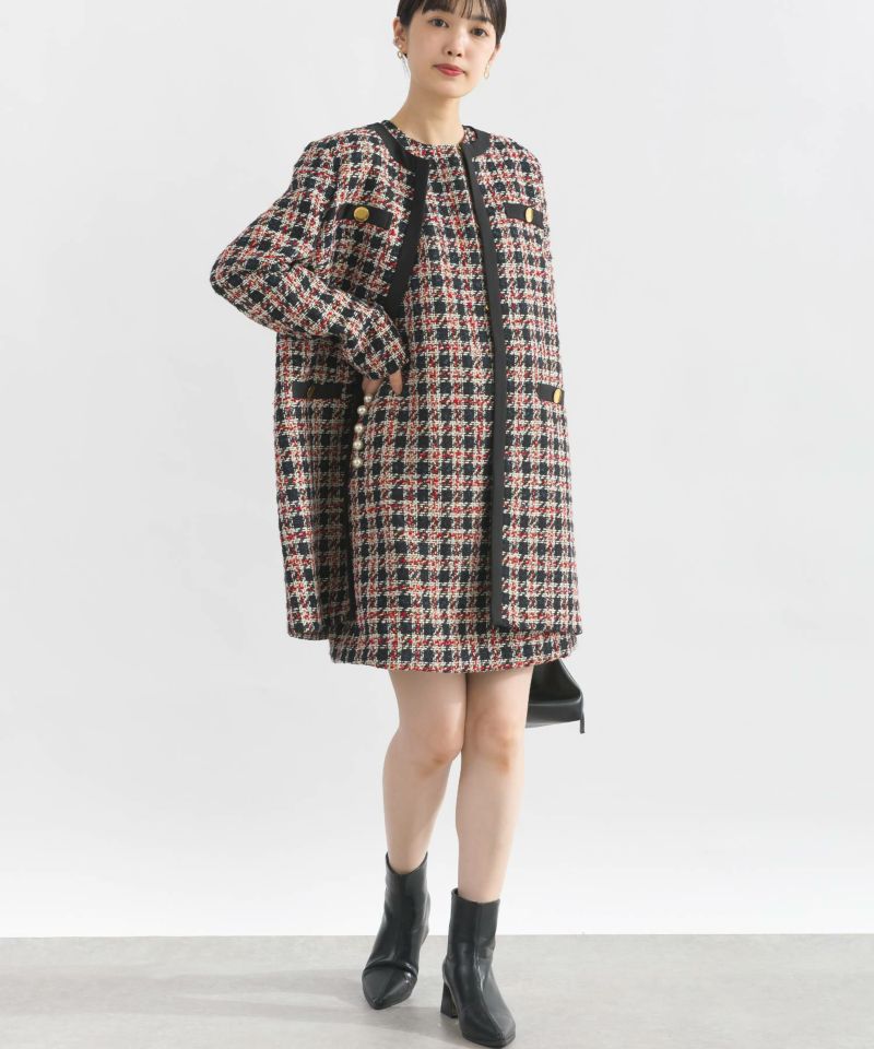 model：H162　着用サイズ：S　レッド系その他