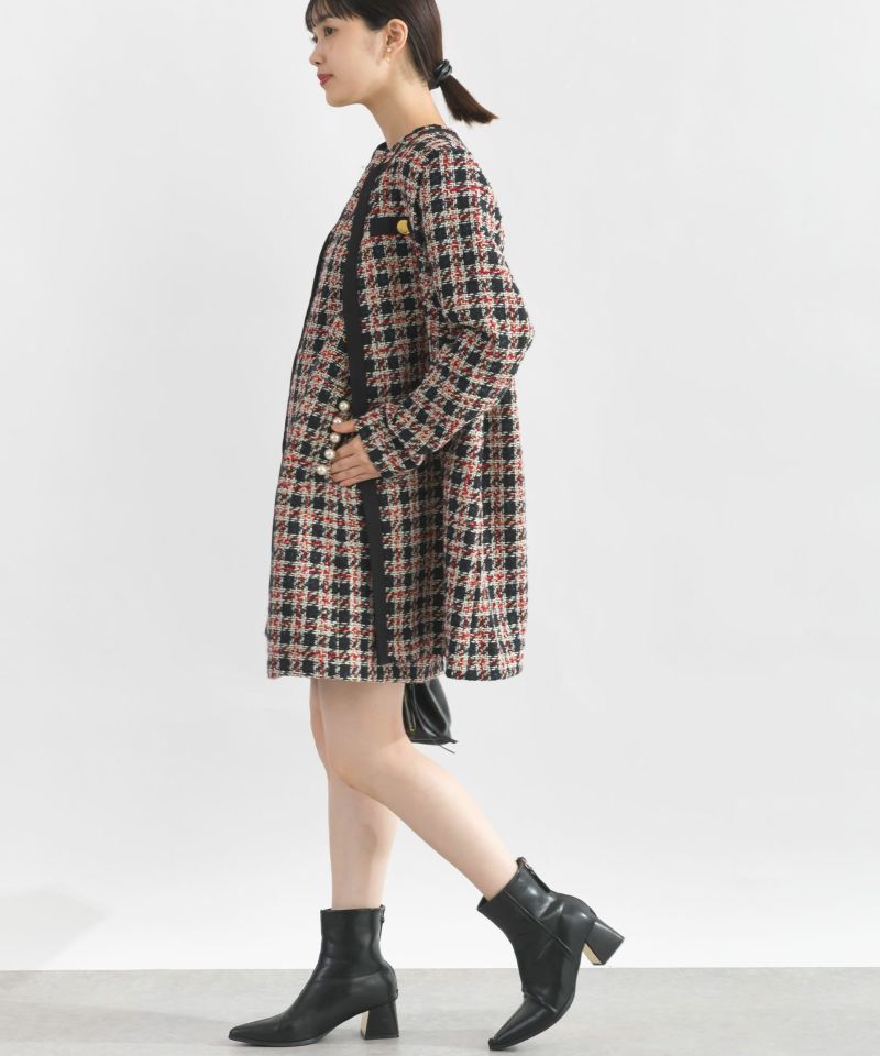 model：H162　着用サイズ：S　レッド系その他