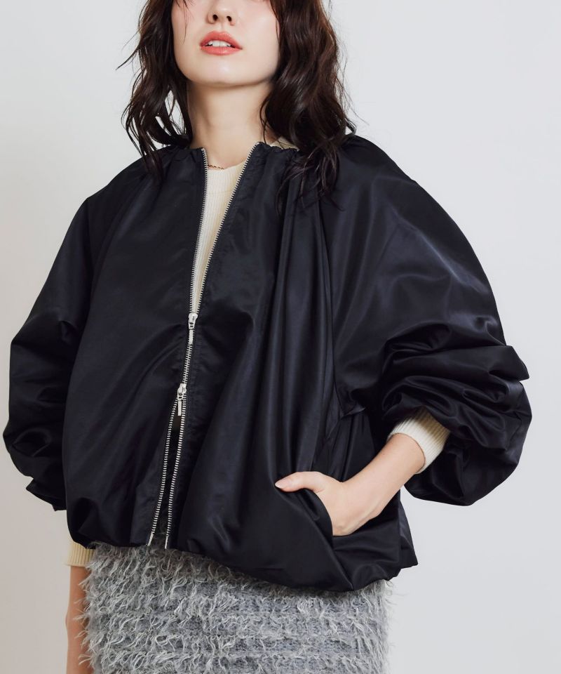 model：H155　着用サイズ：M　ブラック