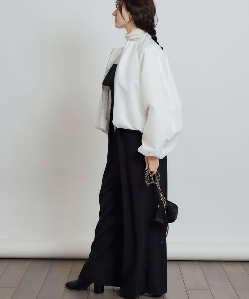 model：H155　着用サイズ：M　オフホワイト