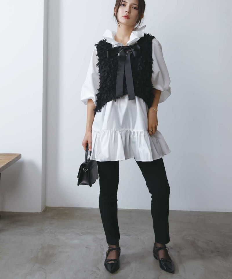 model：H160　着用サイズ：M　ブラック