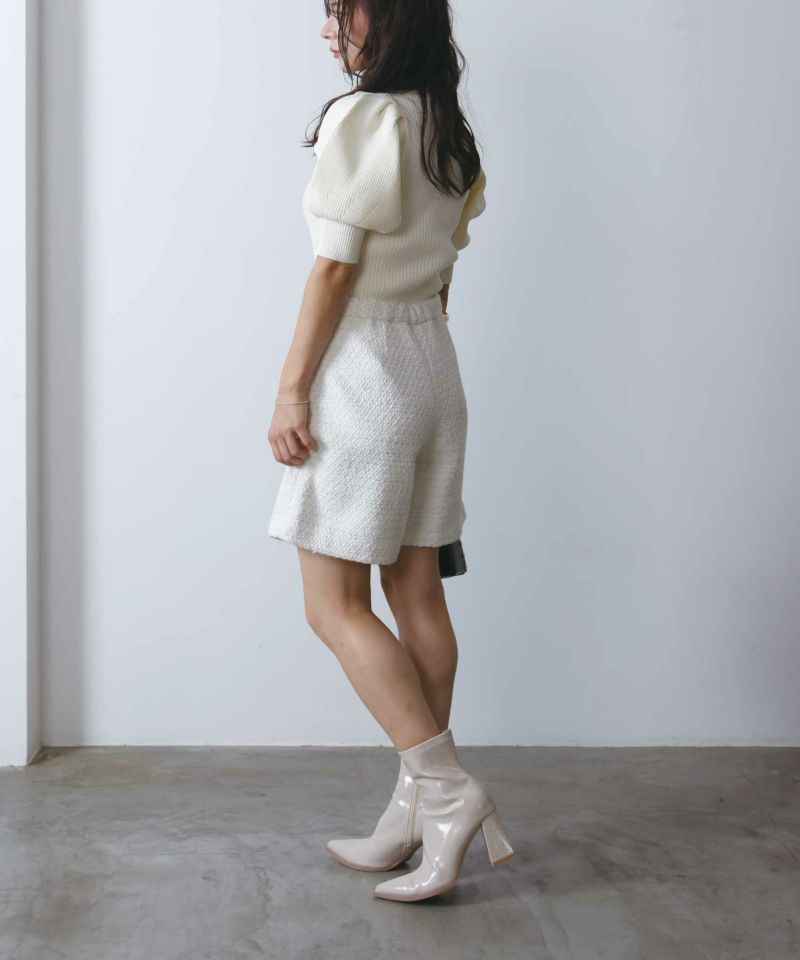 model：H160　着用サイズ：M　アイボリー