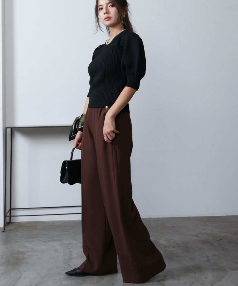 model：H160　着用サイズ：M　ブラウン