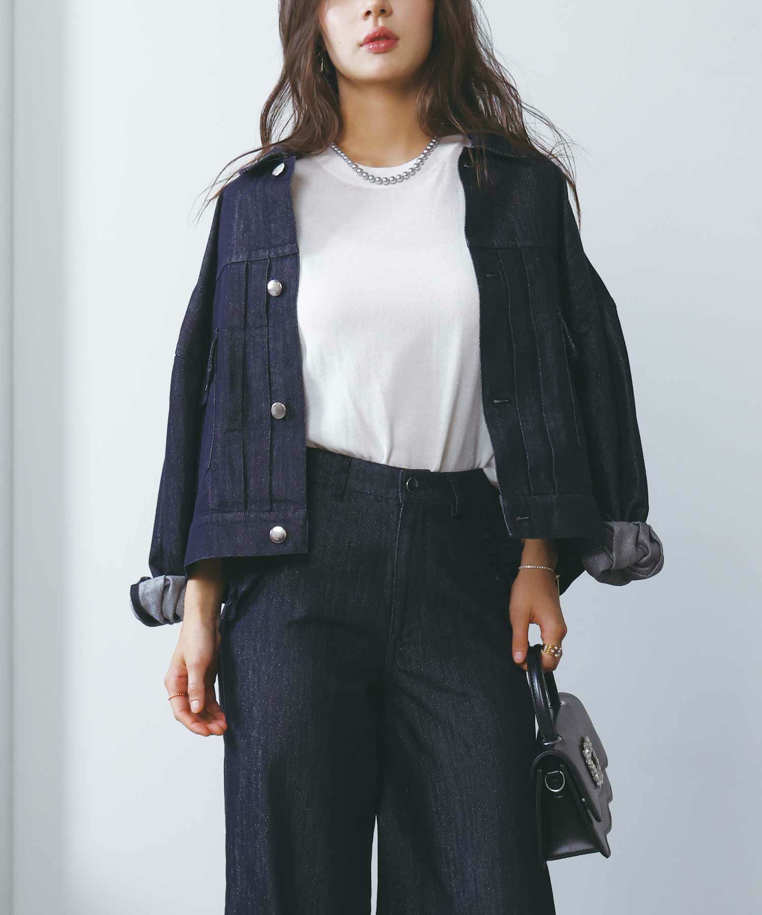 セットアップ可能】ラメデニムジャケット | PICCIN (ピッチン) 公式通販