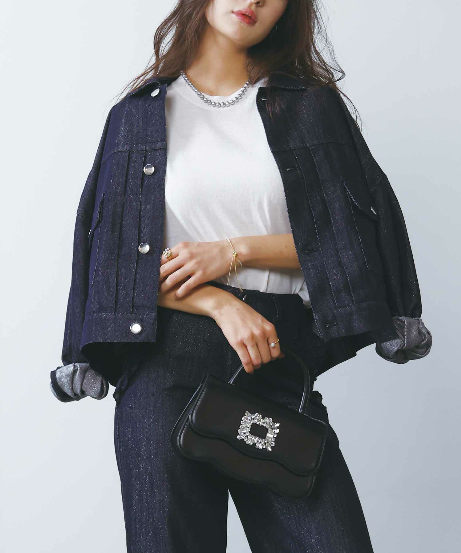 セットアップ可能】ラメデニムジャケット | PICCIN (ピッチン) 公式通販