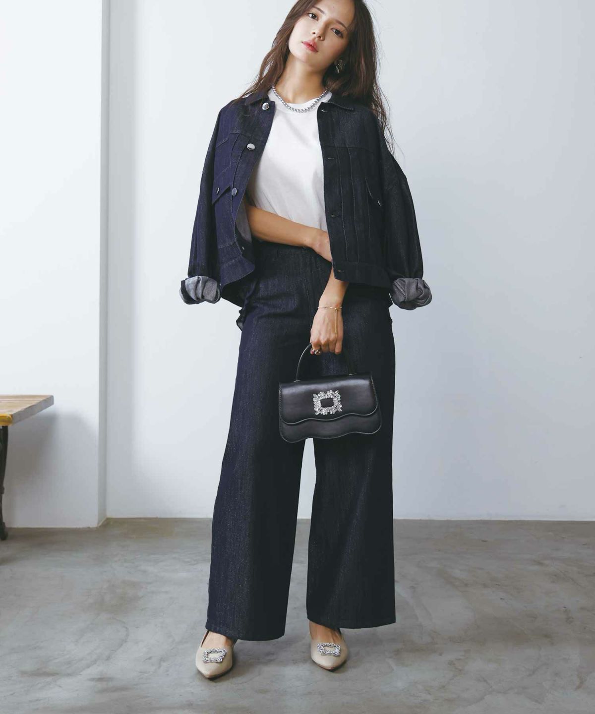 model：H160　着用サイズ：M