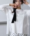 model：H160　着用サイズ：M　オフホワイト