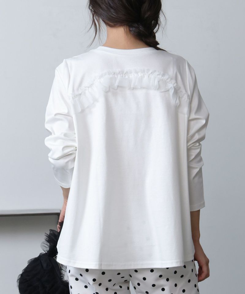 model：H160　着用サイズ：M　オフホワイト