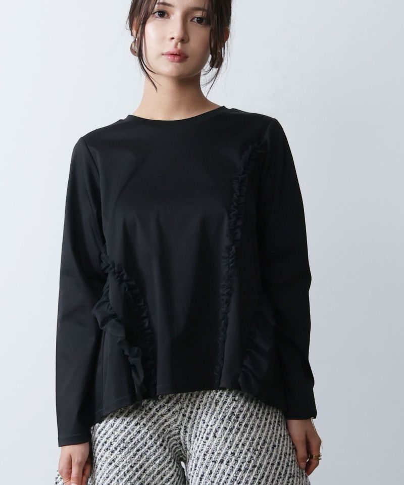 model：H160　着用サイズ：M　ブラック