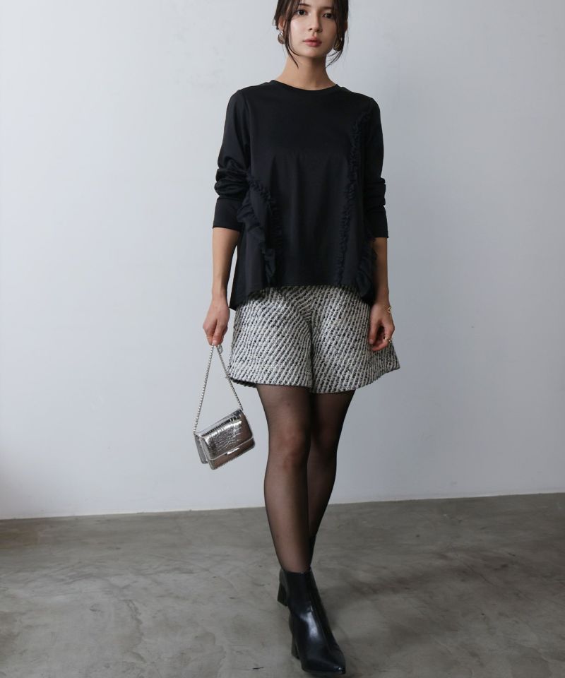 model：H160　着用サイズ：M　ブラック