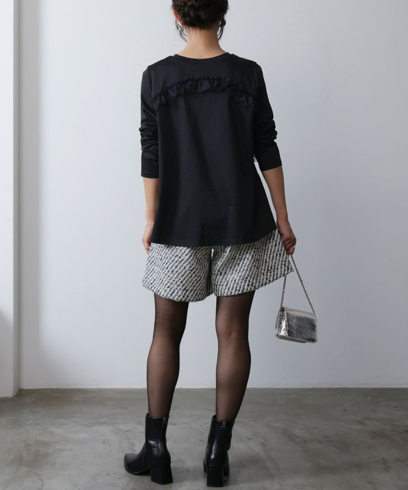 model：H160　着用サイズ：M　ブラック