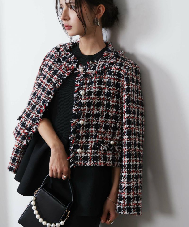 model：H160　着用サイズ：M　レッド系その他