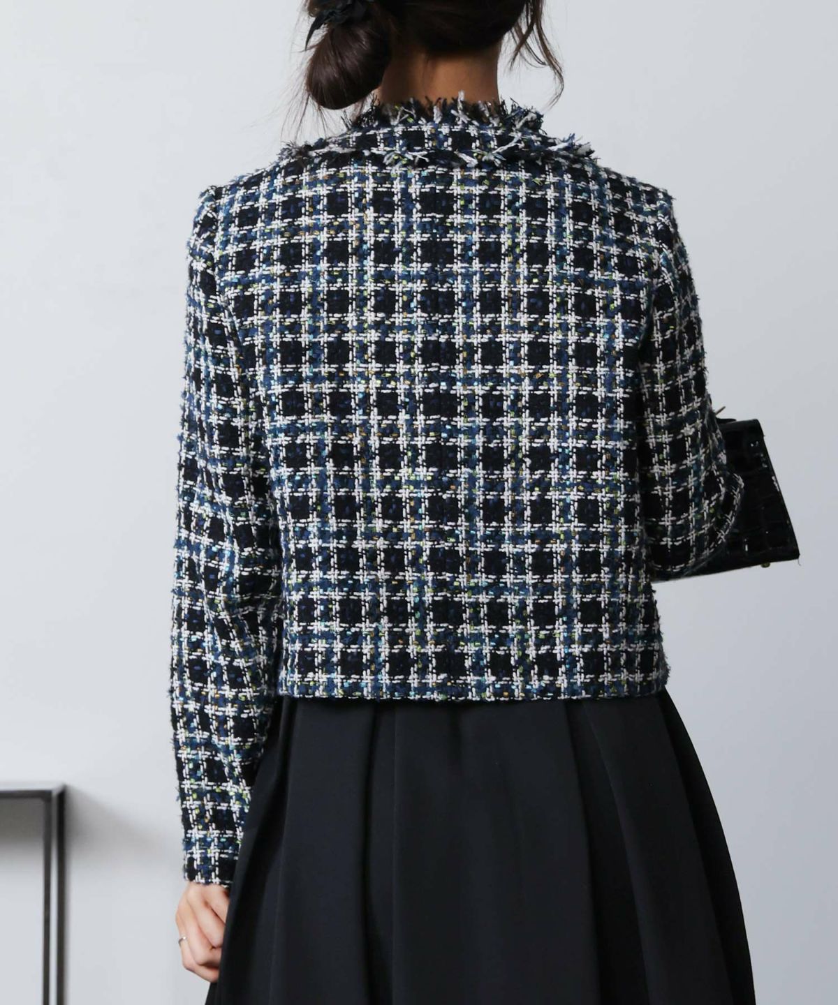 model：H160　着用サイズ：M　ブルー系その他