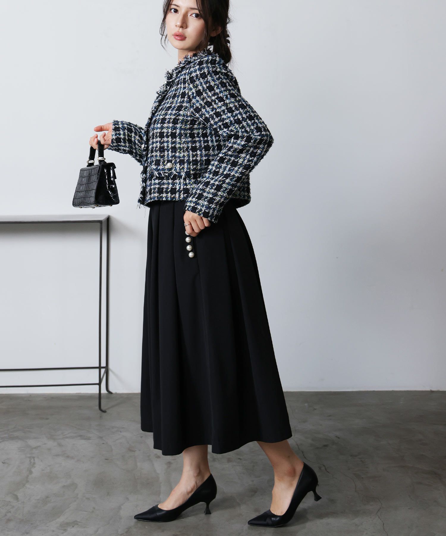 ツイードノーカラージャケット | PICCIN (ピッチン) 公式通販