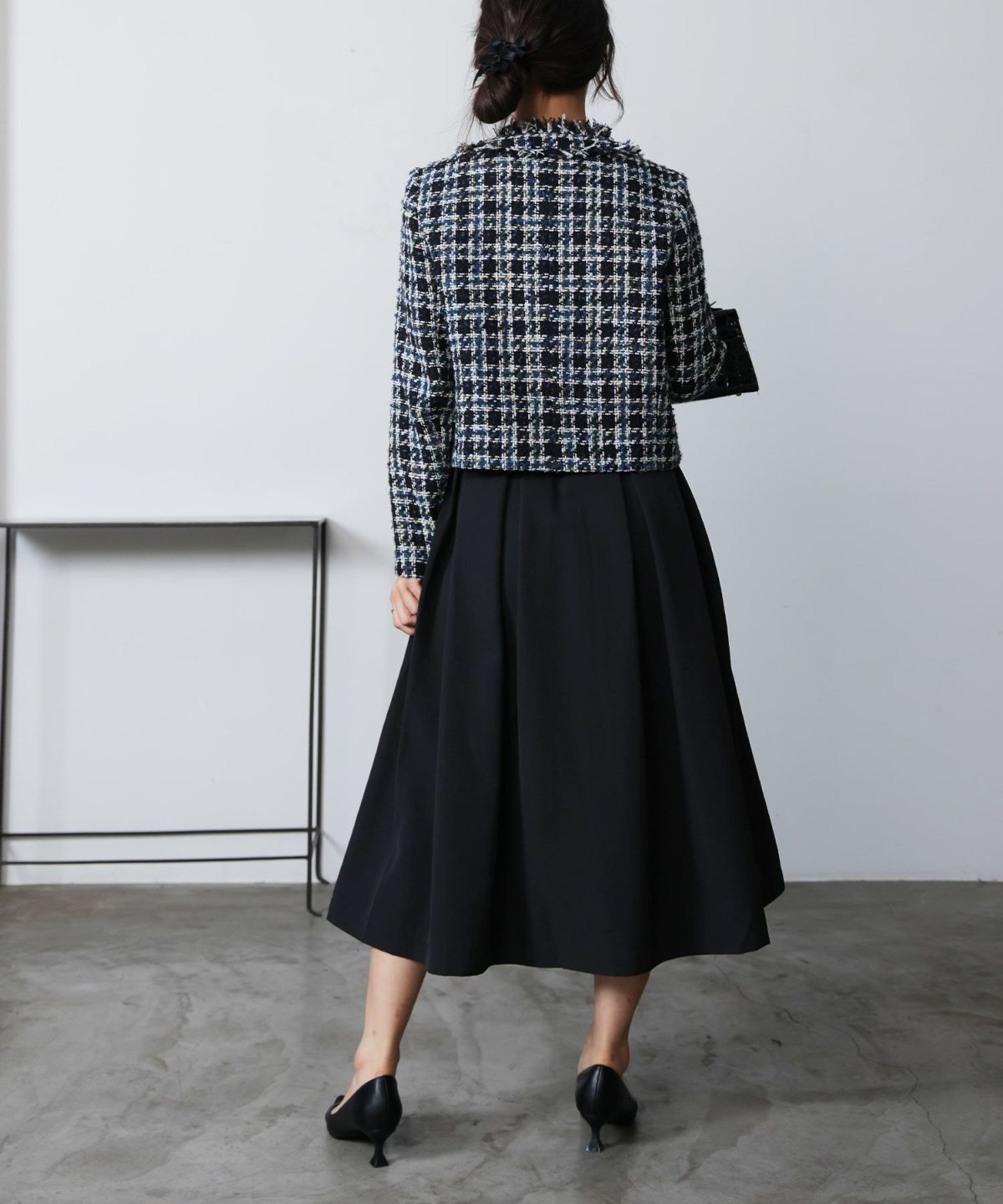 model：H160　着用サイズ：M　ブルー系その他