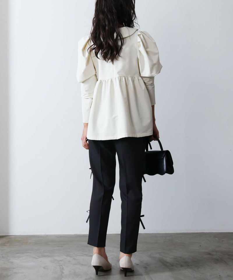 model：H160　着用サイズ：M　アイボリー