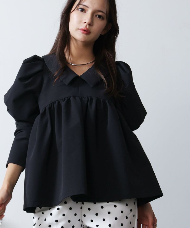 model：H160　着用サイズ：M　ブラック