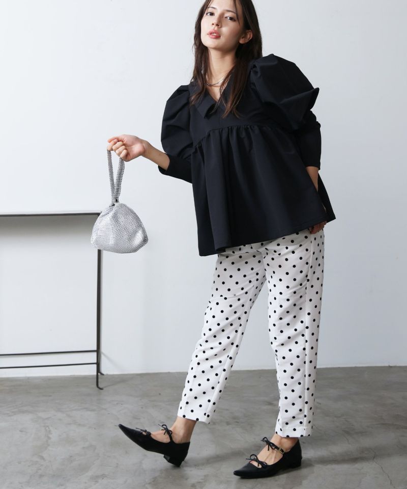 model：H160　着用サイズ：M　ブラック