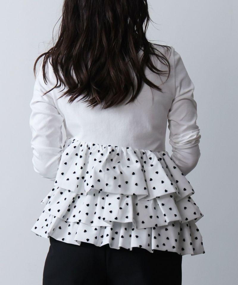 model：H160　着用サイズ：M　オフホワイト