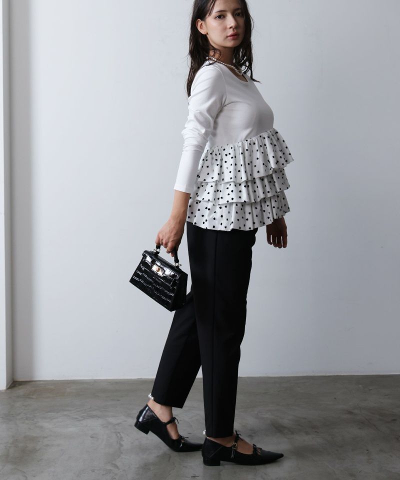 model：H160　着用サイズ：M　オフホワイト