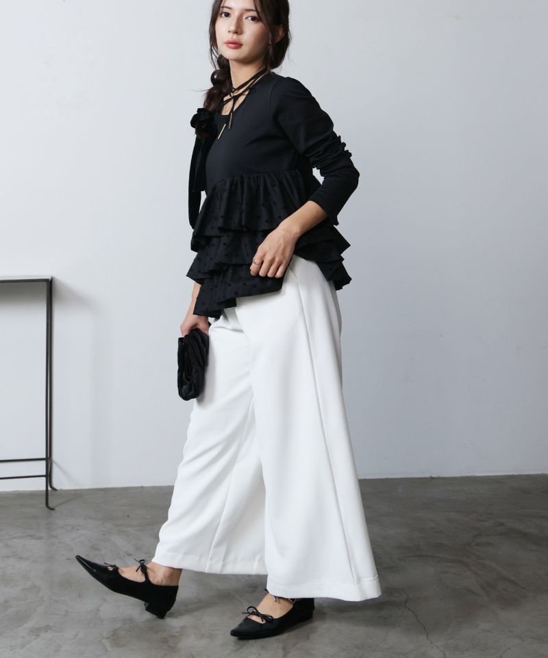 model：H160　着用サイズ：M　ブラック