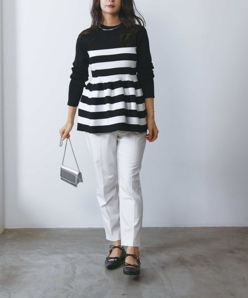 model：H160　着用サイズ：M　ホワイト系その他