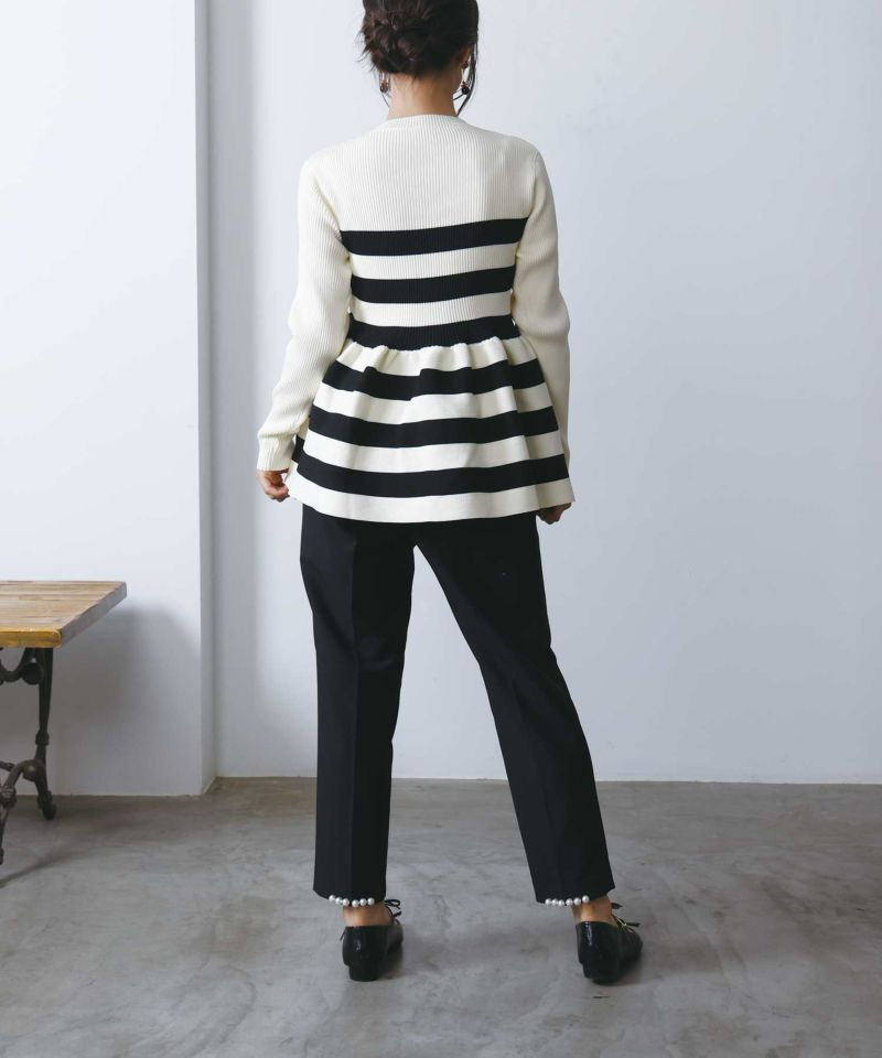 model：H160　着用サイズ：M　アイボリー