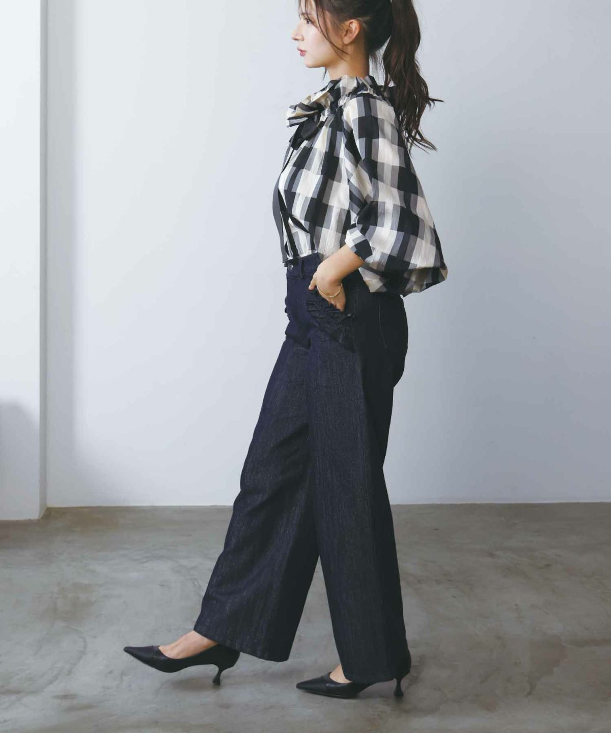 model：H160　着用サイズ：S