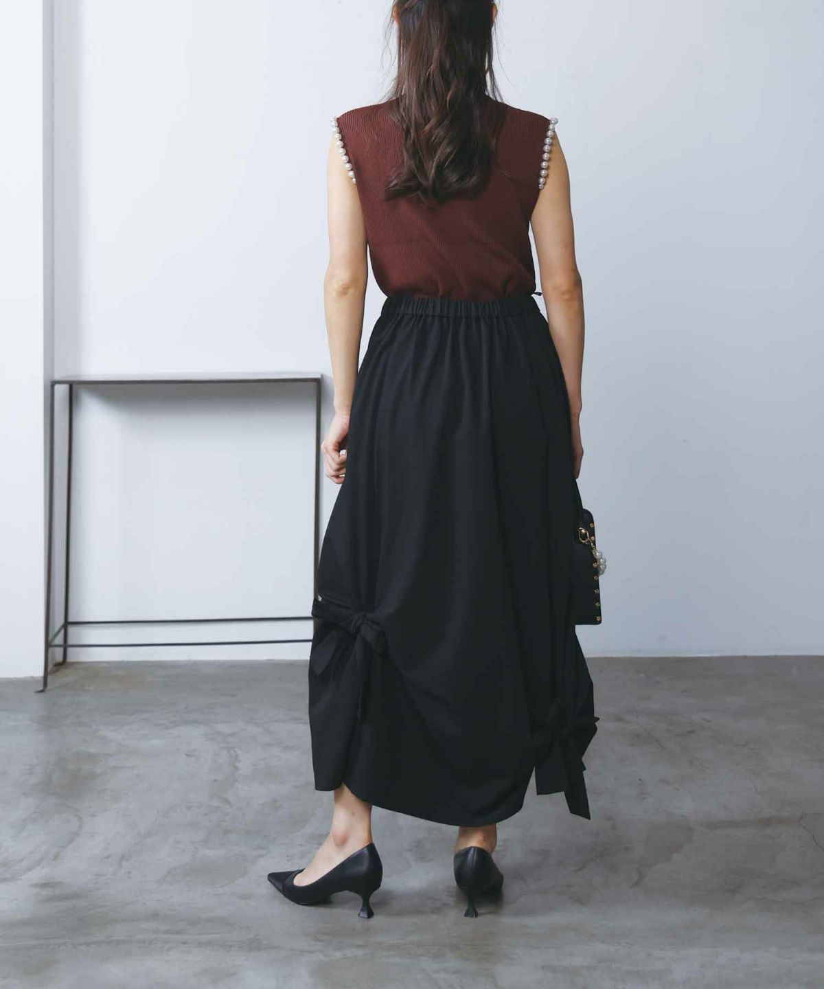 model：H160　着用サイズ：M　ブラック