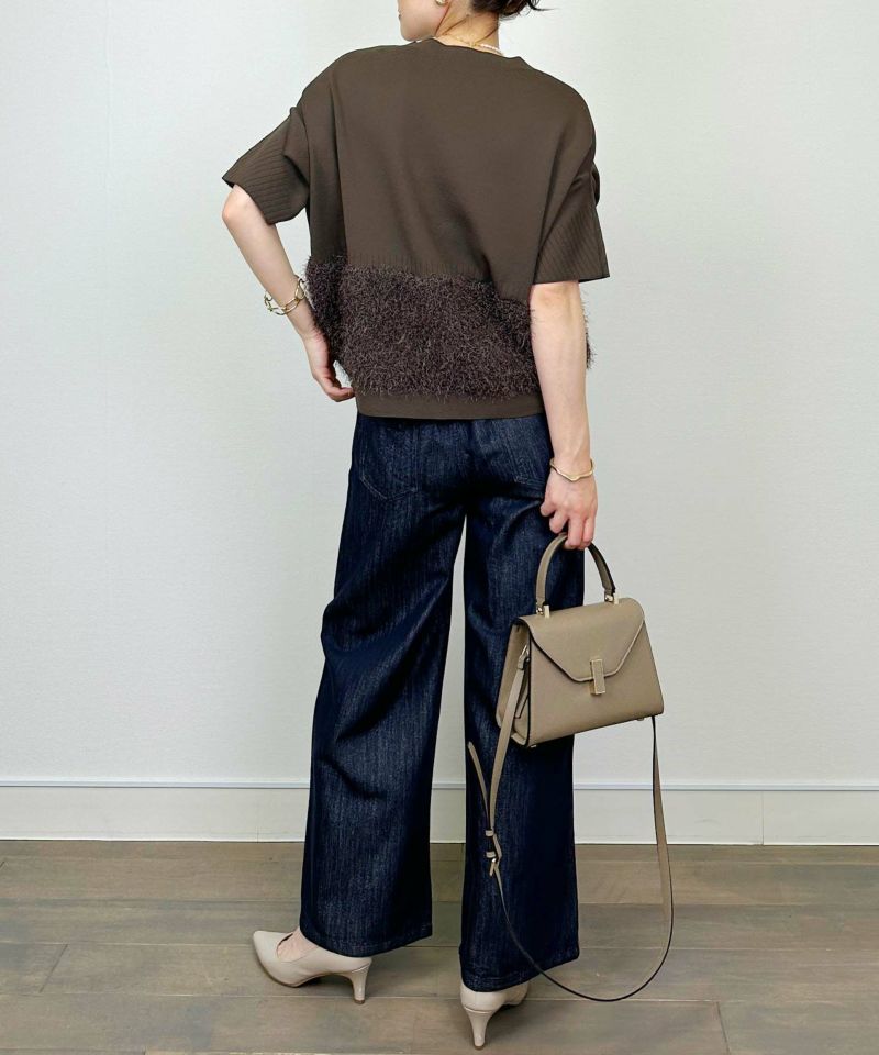 model：H164　着用サイズ：M　ブラウン
