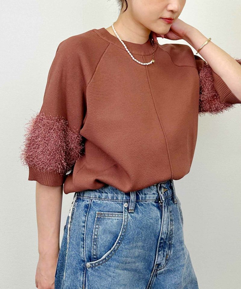 model：H164　着用サイズ：M　テラコッタ