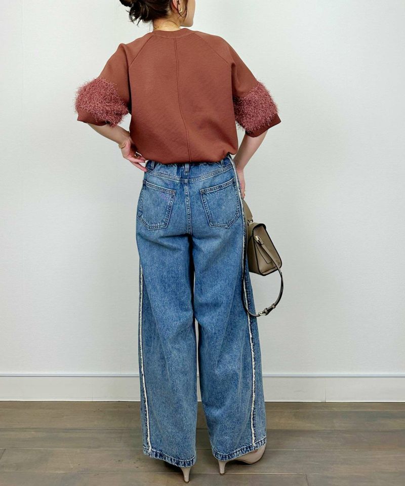 model：H164　着用サイズ：M　テラコッタ