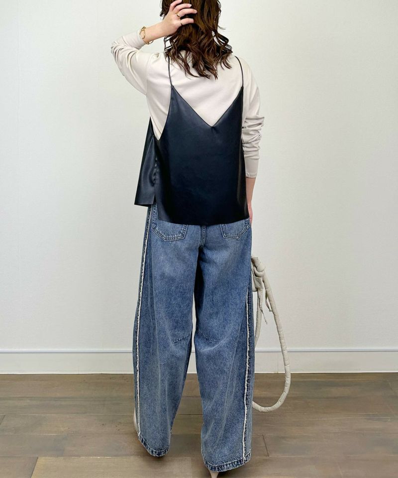 model：H164　着用サイズ：M　ブルー