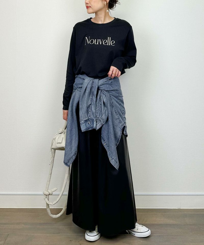 model：H164　着用サイズ：M　ブラック