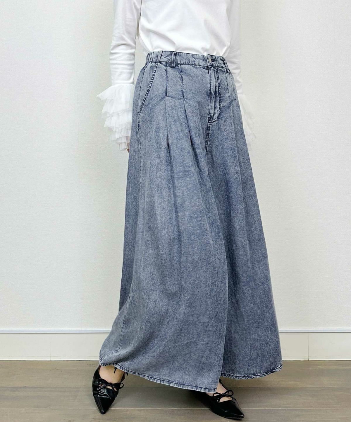 model：H164　着用サイズ：M　ダークブルー