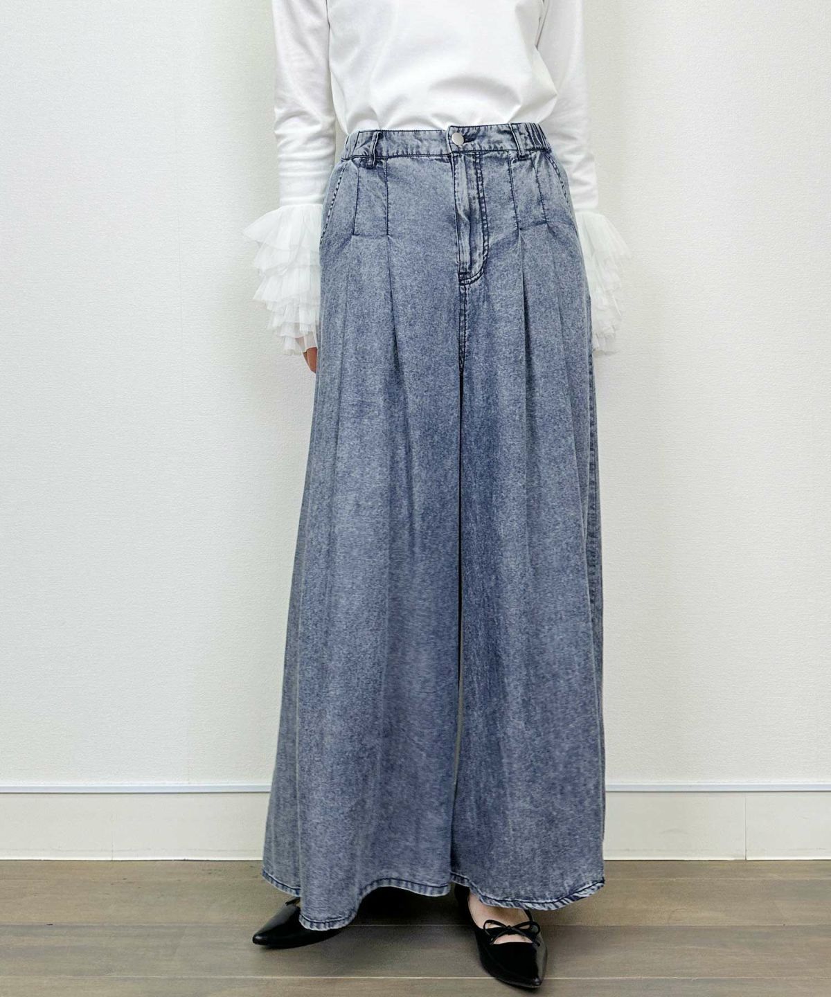 model：H164　着用サイズ：M　ダークブルー