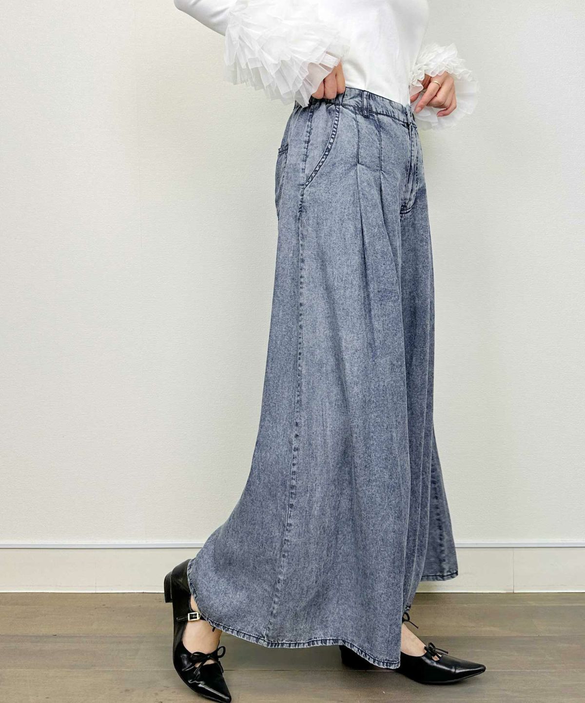 model：H164　着用サイズ：M　ダークブルー