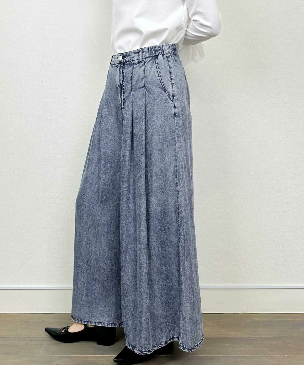 model：H164　着用サイズ：M　ダークブルー