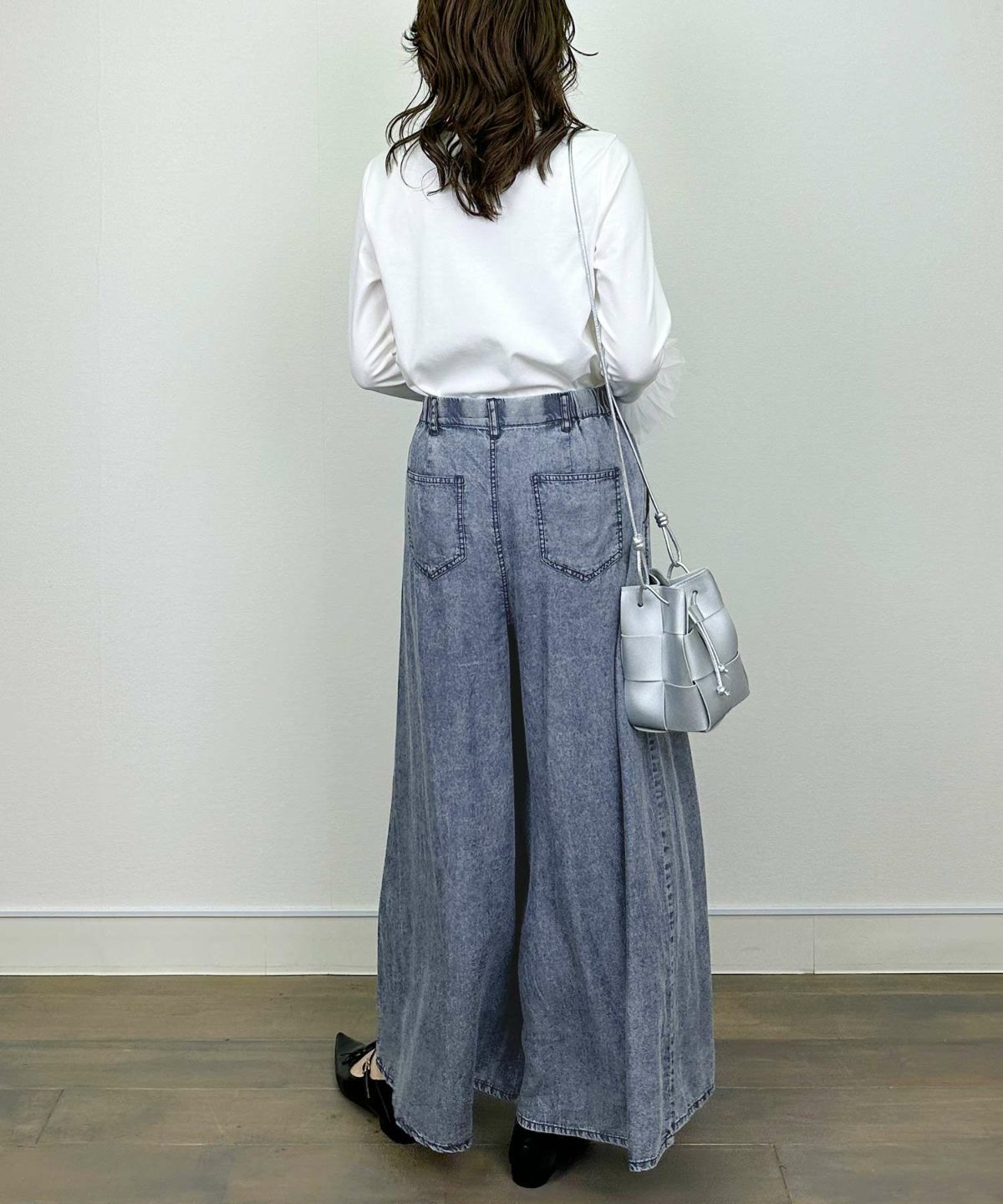 model：H164　着用サイズ：M　ダークブルー