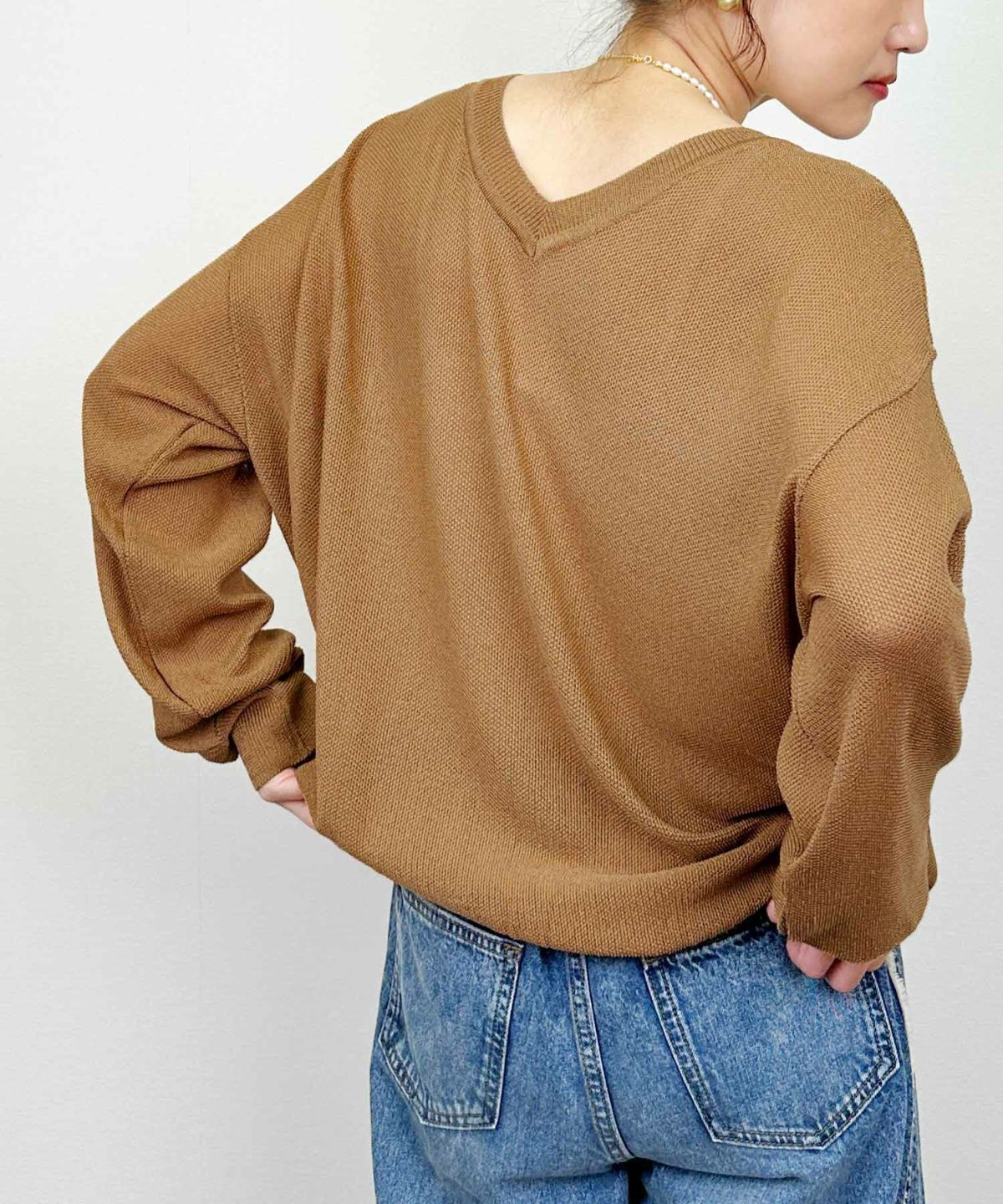 model：H164　着用サイズ：M　オレンジ　2WAYで