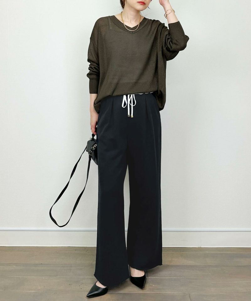 model：H164　着用サイズ：M　カーキ