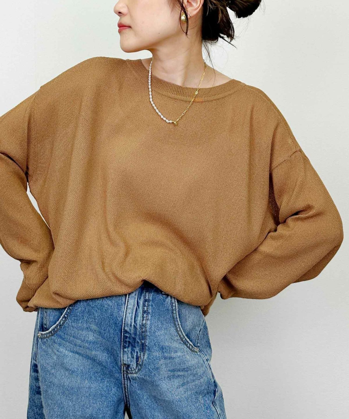 model：H164　着用サイズ：M　オレンジ　2WAYで