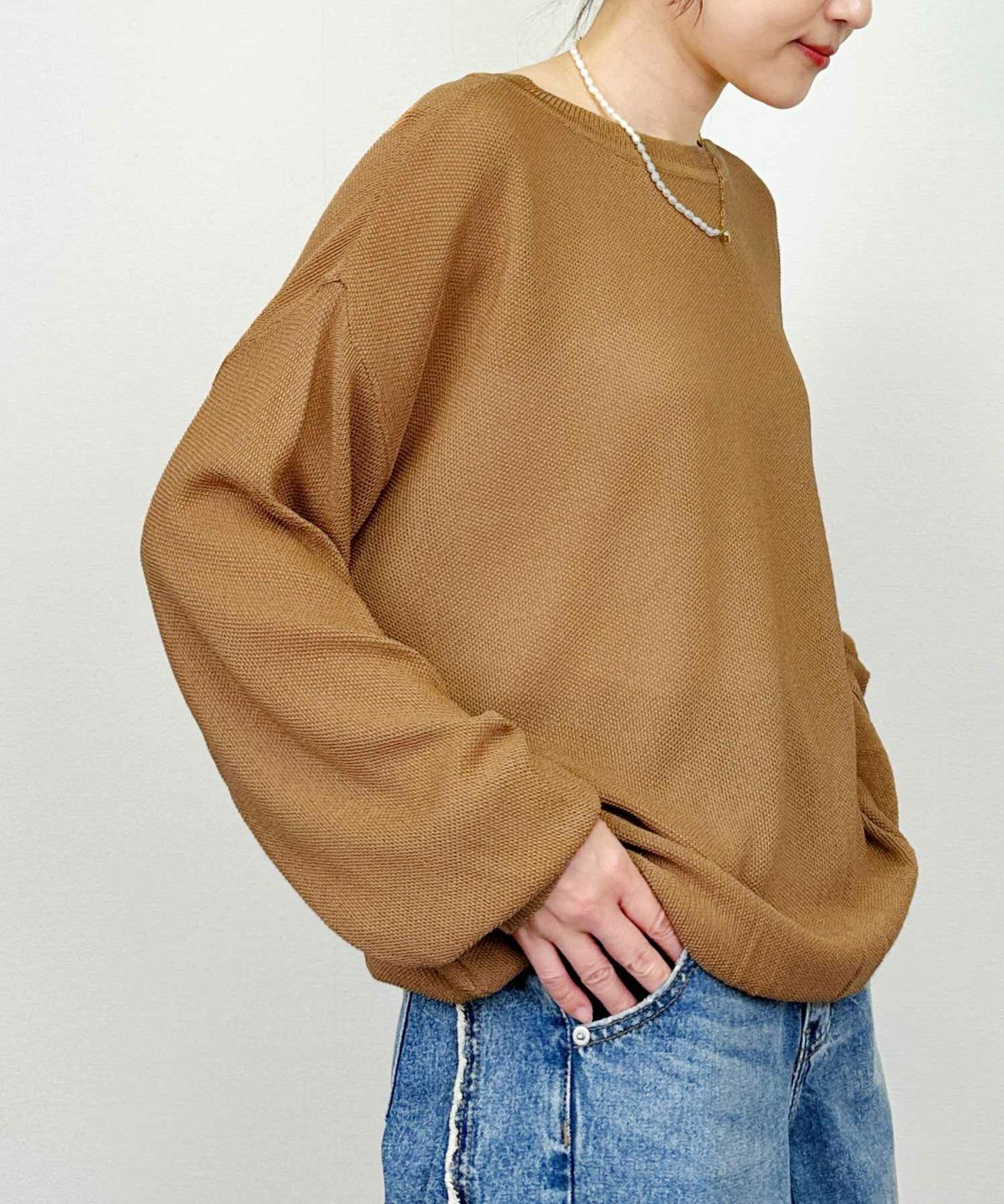 model：H164　着用サイズ：M　オレンジ　2WAYで