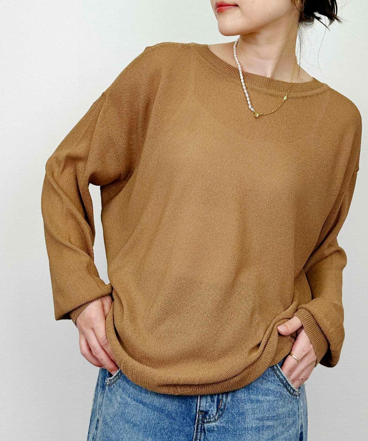 model：H164　着用サイズ：M　オレンジ　2WAYで