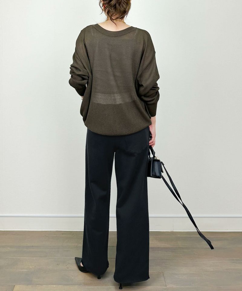 model：H164　着用サイズ：M　ブラック