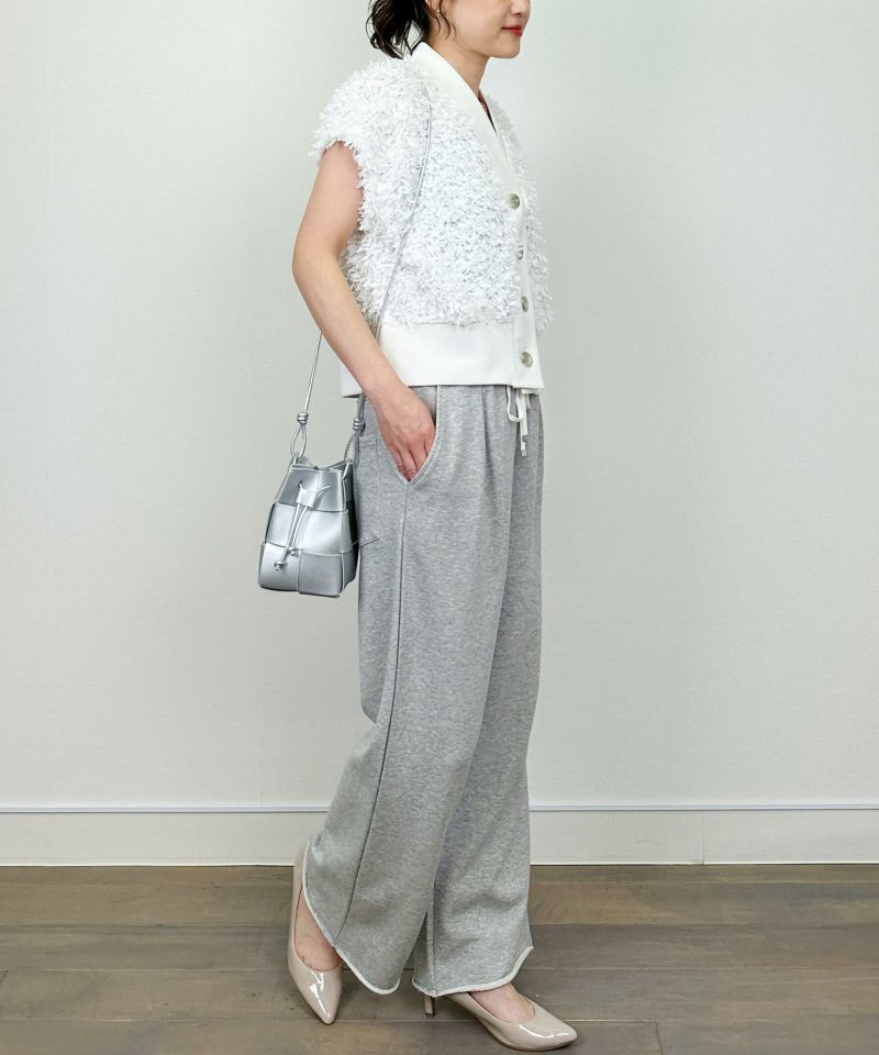 model：H164　着用サイズ：M　グレー