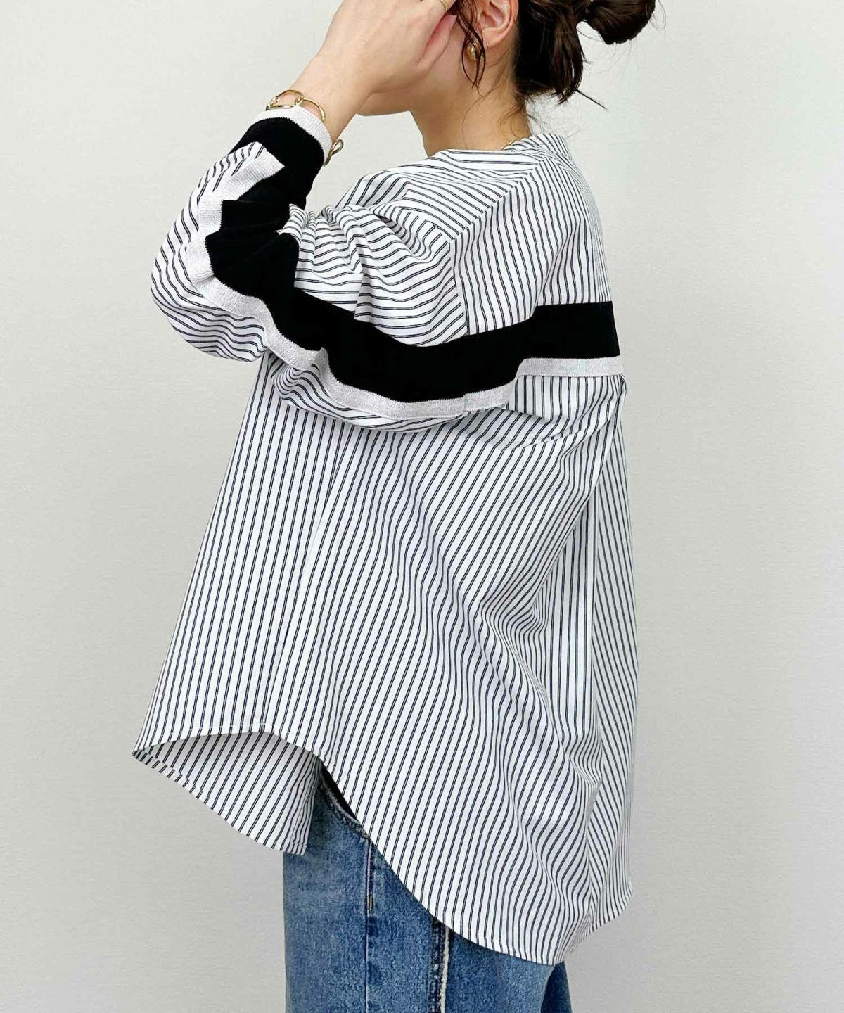 model：H164　着用サイズ：M　ホワイト系その他