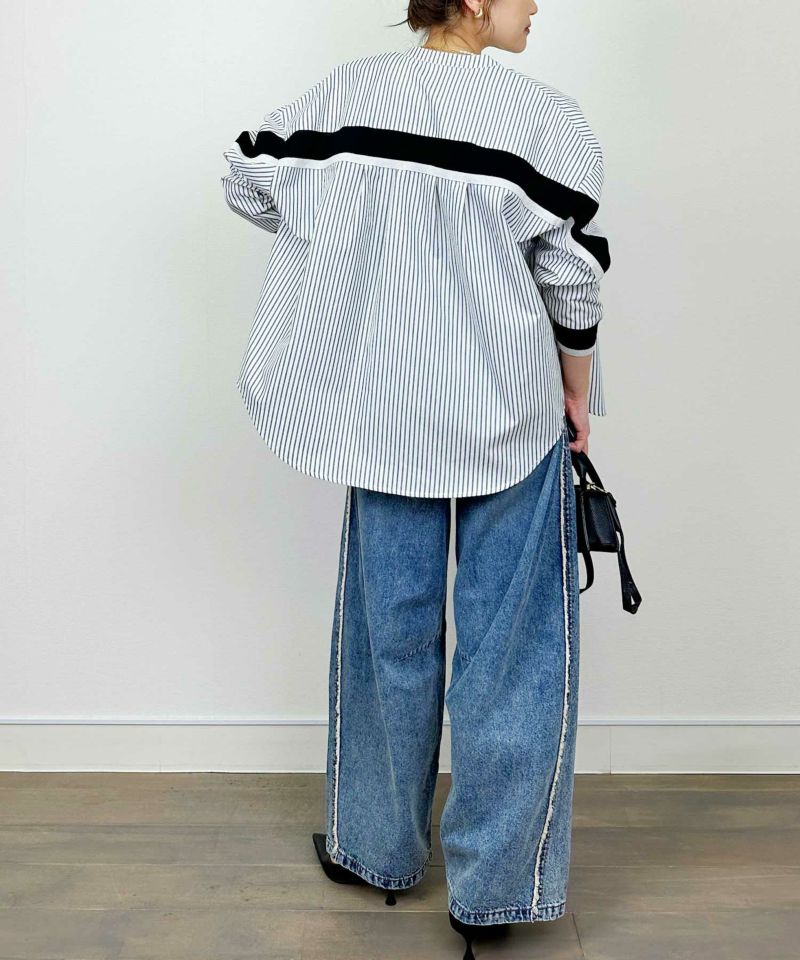 model：H164　着用サイズ：M　ホワイト系その他