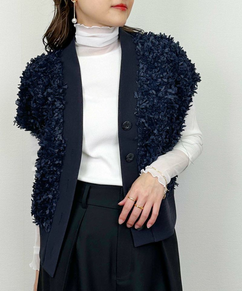 model：H164　着用サイズ：M　ネイビー